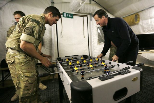 Τις βρετανικές δυνάμεις στο Αφγανιστάν επισκέφθηκε ο Ντέιβιντ Κάμερον